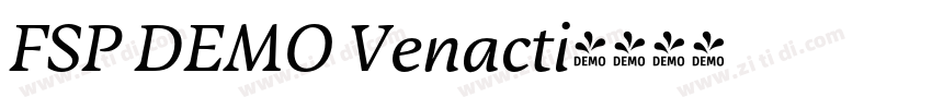 FSP DEMO Venacti字体转换 FSP DEMO Venacti字体转换